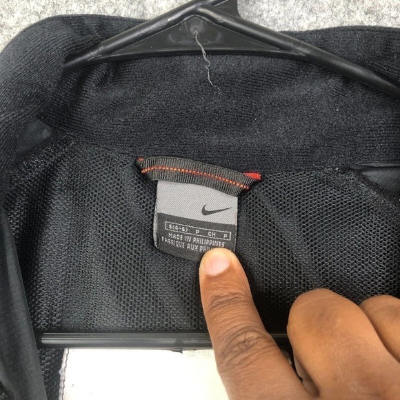 Vintage Nike Jacket Women Small (4-6) Windbreaker Retro Casual Y2K Center Swoosh - Picture 5 of 9